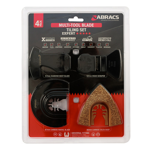 Abracs Multi-tool Tiling Set 4pce