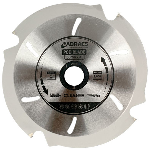 160mm x 30mm x 4T PCD Blade