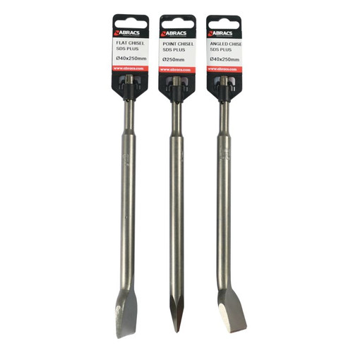 3pc SDS+ Chisel Set