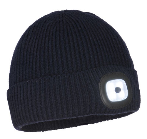 B033 Workman's LED Beanie Navy