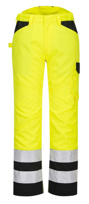 PW241  PW2 Hi-Vis Service Trousers Yellow/Black 41