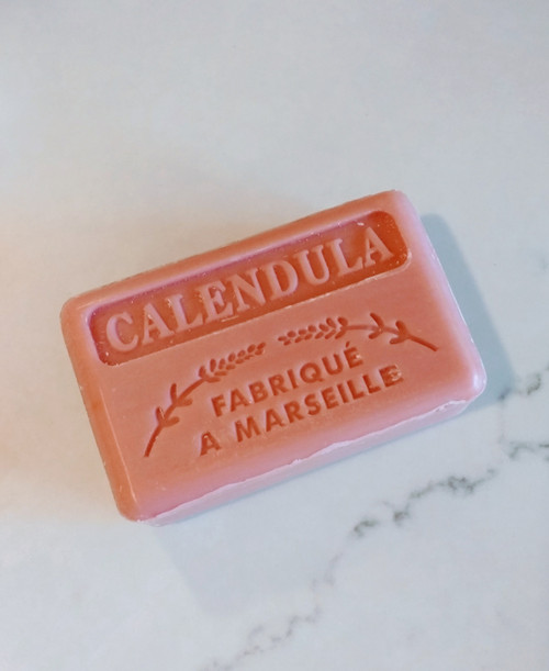 125g Marseille soap bar 100% Natural with Calendula - perfect for fragile or dry skin