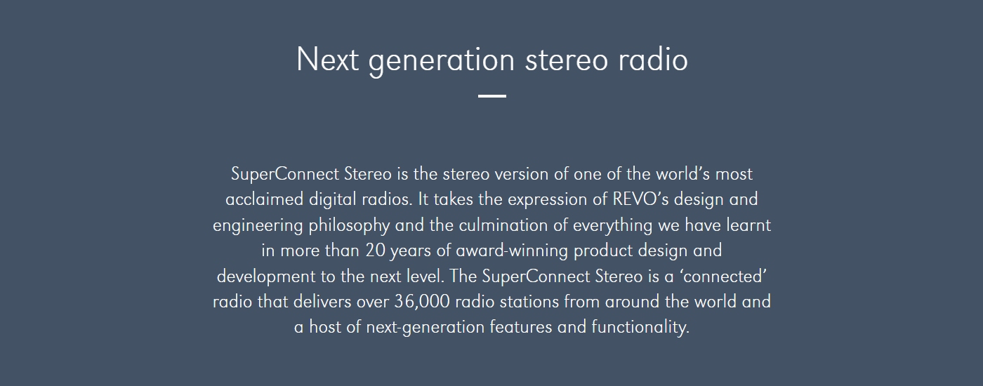 REVO SuperConnect Stereo