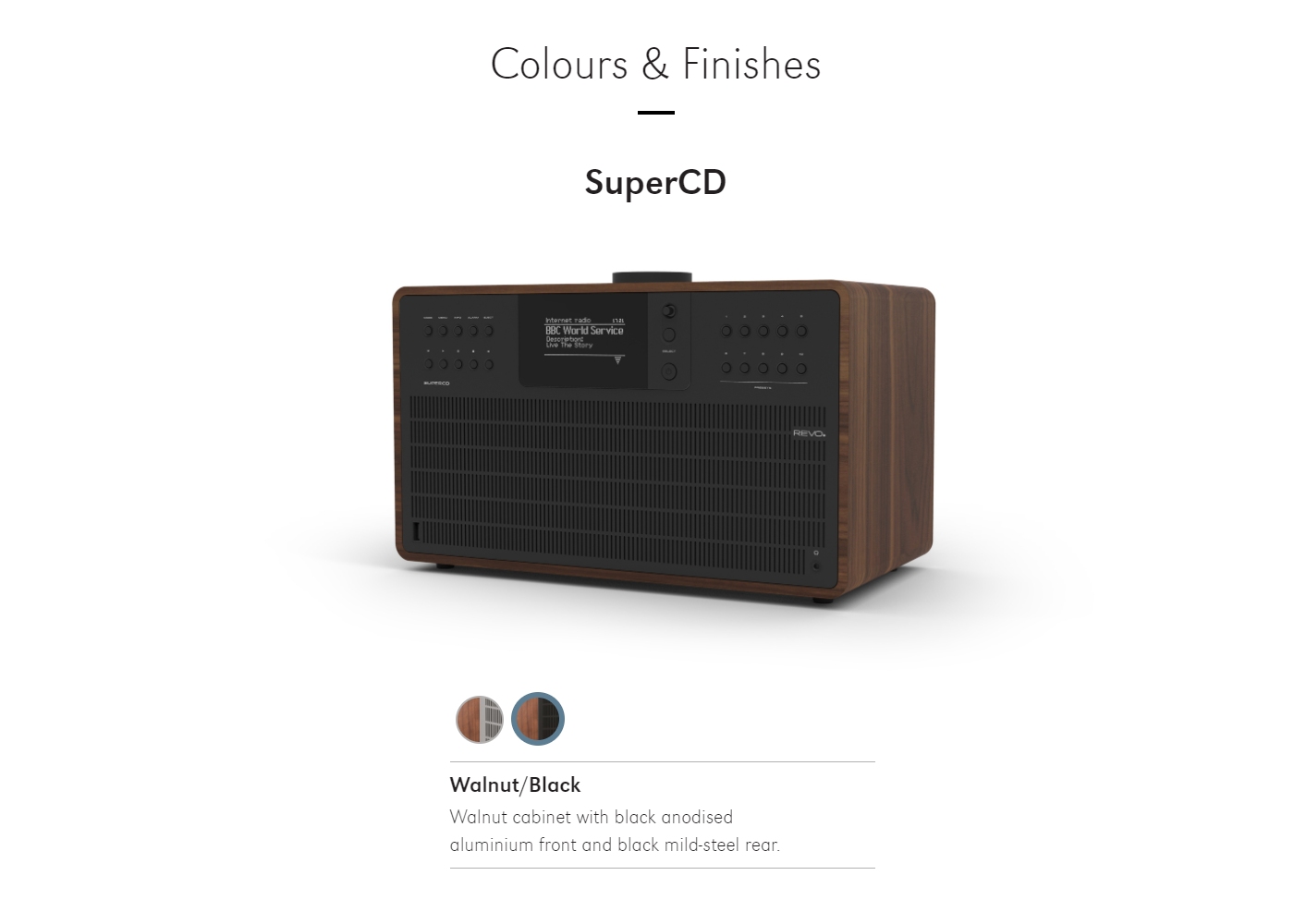 Revo SuperCD et SuperTone : lecteur CD et poste de radio multiroom