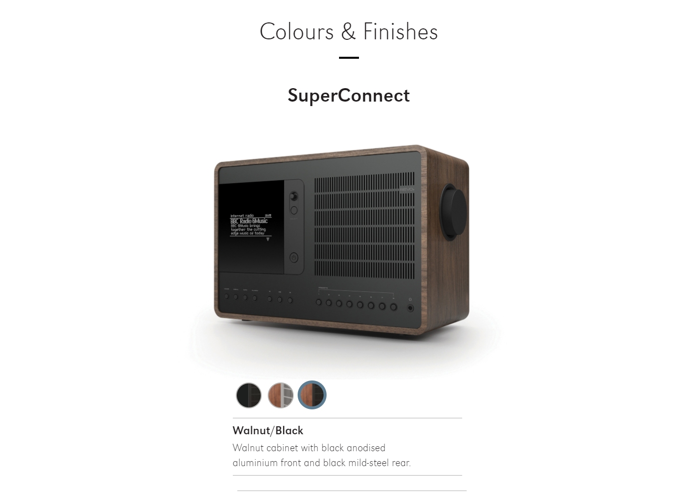 REVO SuperConnect Walnut/Black