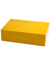 Elie Bleu Fruit Wooden Humidor For 50 Cigars Yellow Sycamore