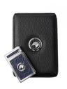 Stefano Ricci Dual Flame Lighter in Crocodile Leather and Palladium Blue