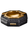 Stefano Ricci Octagonal Ashtray in Crocodile Leather and Gold