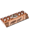 Elie Bleu Casa Cubana Limited Edition Wood Ashtray El Secadero Angled View