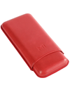 The Opus X Society Nobuk Leather 3-Cigar Case Red Back