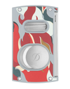 ST Dupont Dual Cigar Cutter Camo Red Closed Back