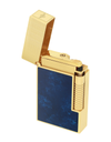 S.T. Dupont Popoté Le Grand — Blue/Yellow Gold Face Open