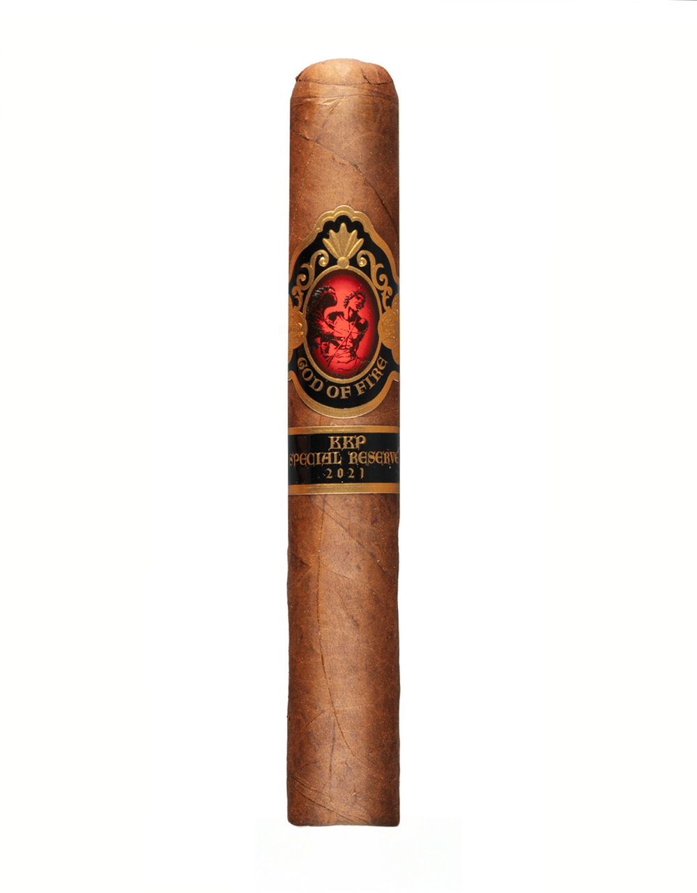 God of Fire KKP Never Back Down Gran Toro 56 Single Cigar
