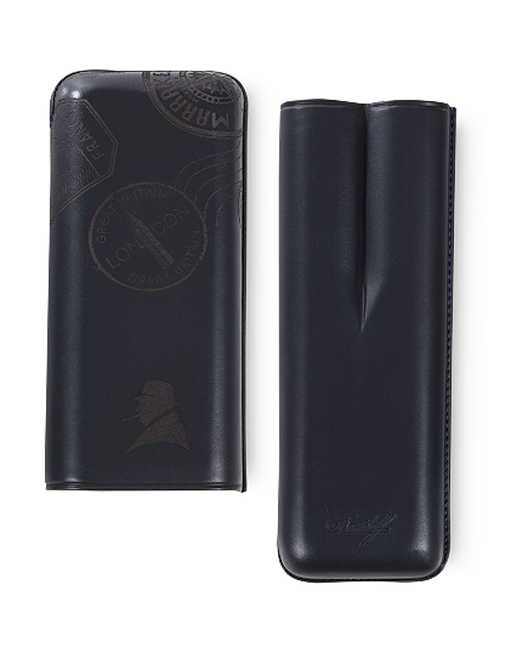 Davidoff Winston Churchill The Traveller Cigar Case Open