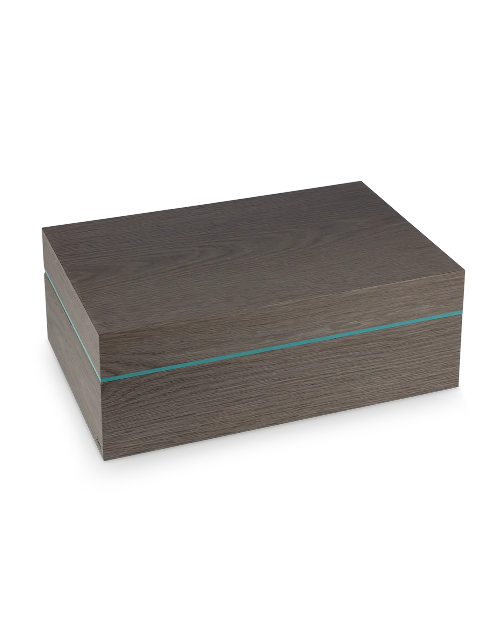 Zino Z80 Humidor Grey Oak / Cyan Side