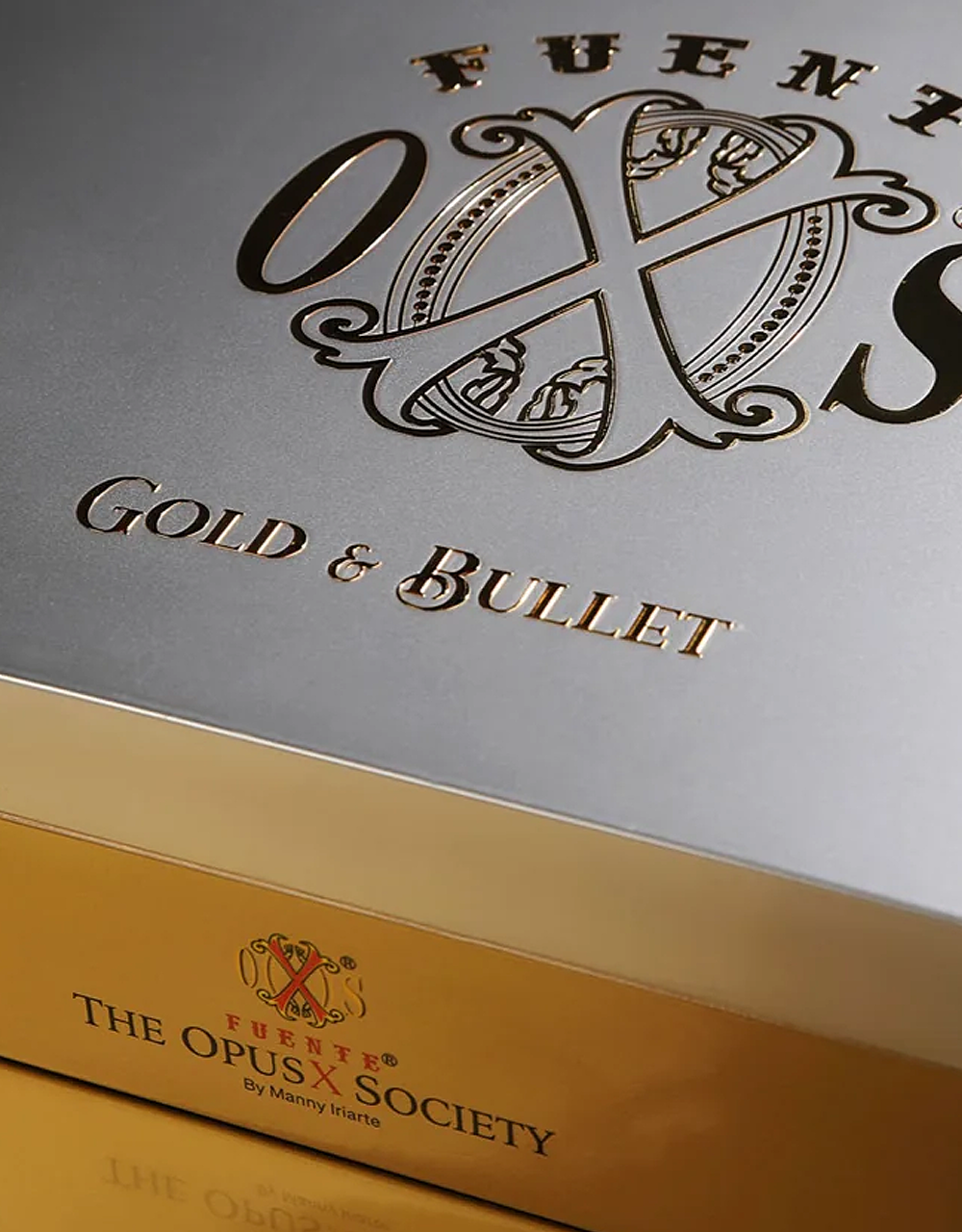 Fuente Fuente Opus X Society Gold & Bullet Box Closed