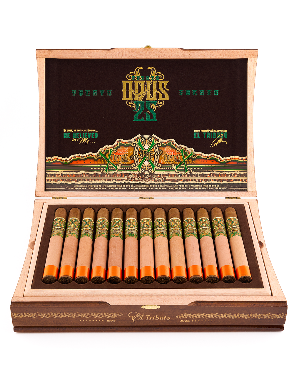 Fuente Fuente Opus X 25th Anniversary El Tributo Box Open Front