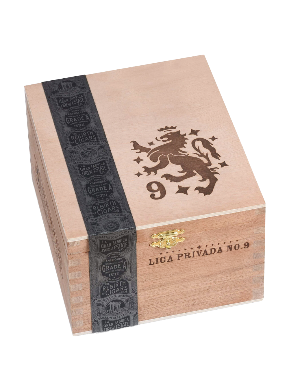 Liga Privada No. 9 Corona Doble Box Closed