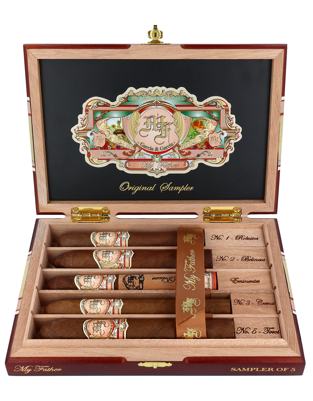 My Father Original Sampler of 5 Box Award-Winning Nicaraguan Cigars Open