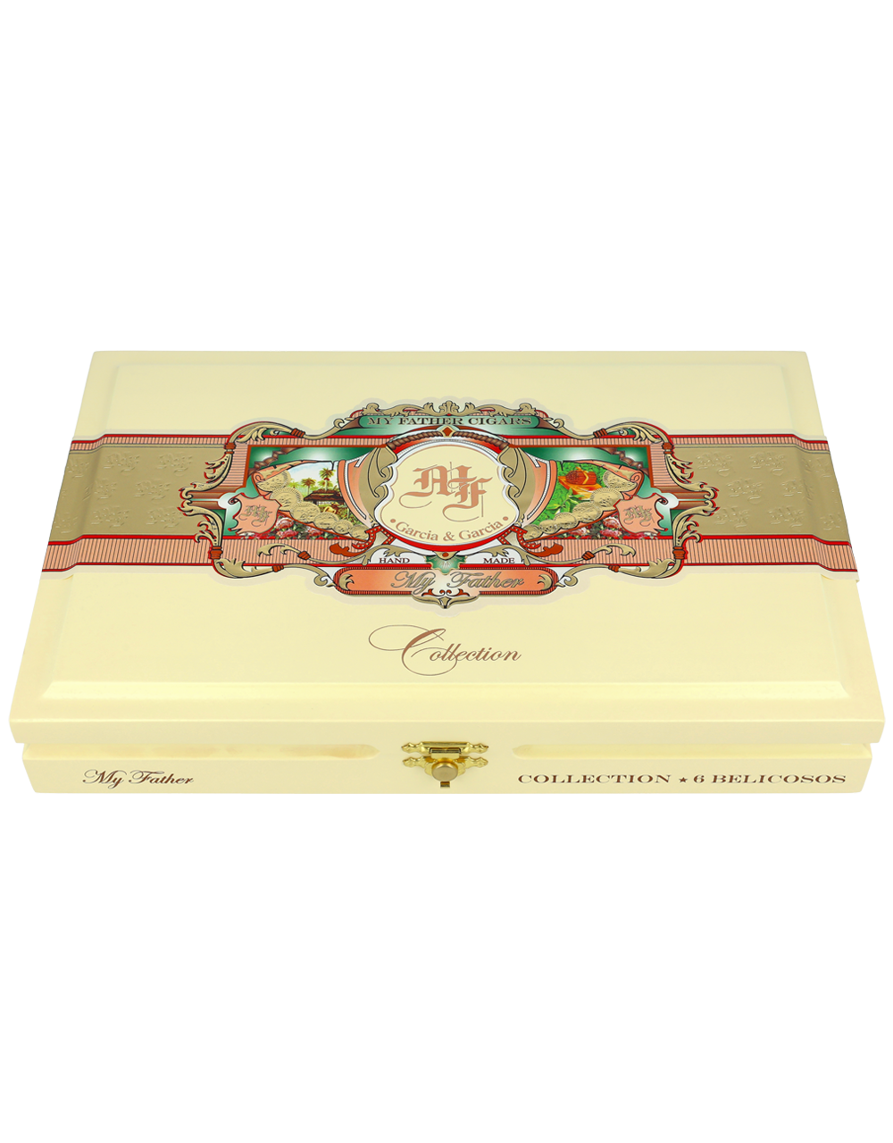 My Father Collection Assortment of 6 Belicosos | Gift Set With Lighter & Cutter Box Closed