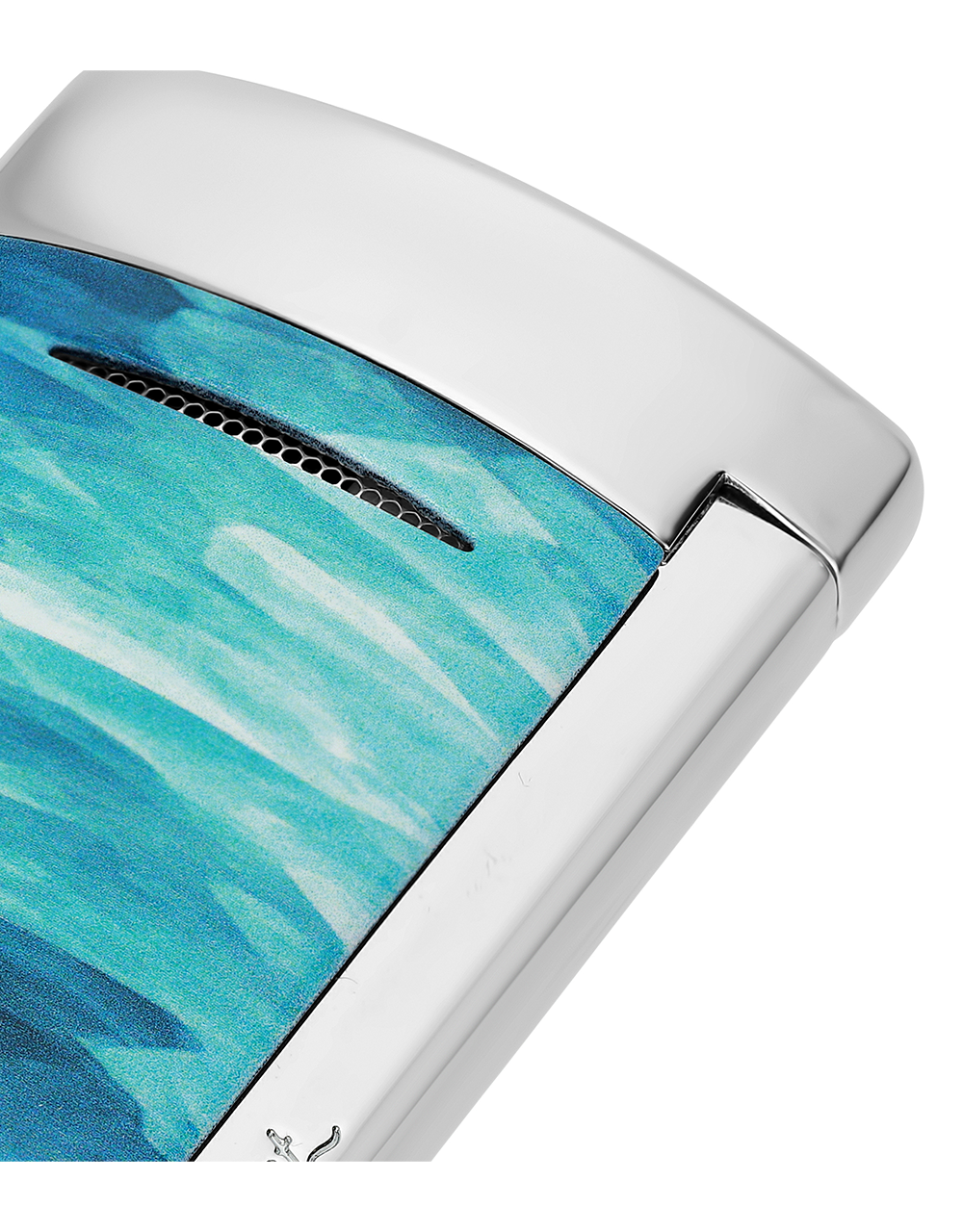 S.T. Dupont Geode Minijet — Blue/Chrome
