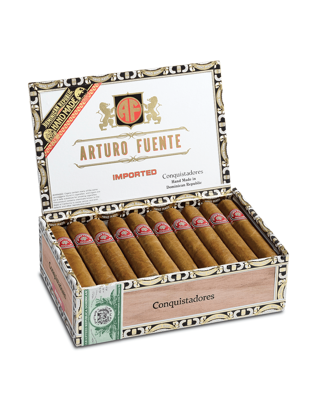 Arturo Fuente Especiales Conquistadores Box Open