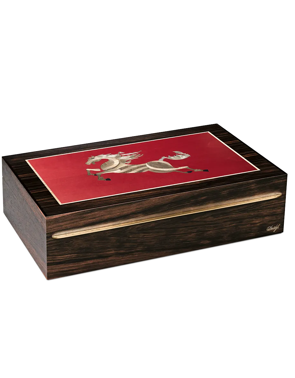 Davidoff Year of the Horse 2026 Masterpiece Humidor Closed Angled