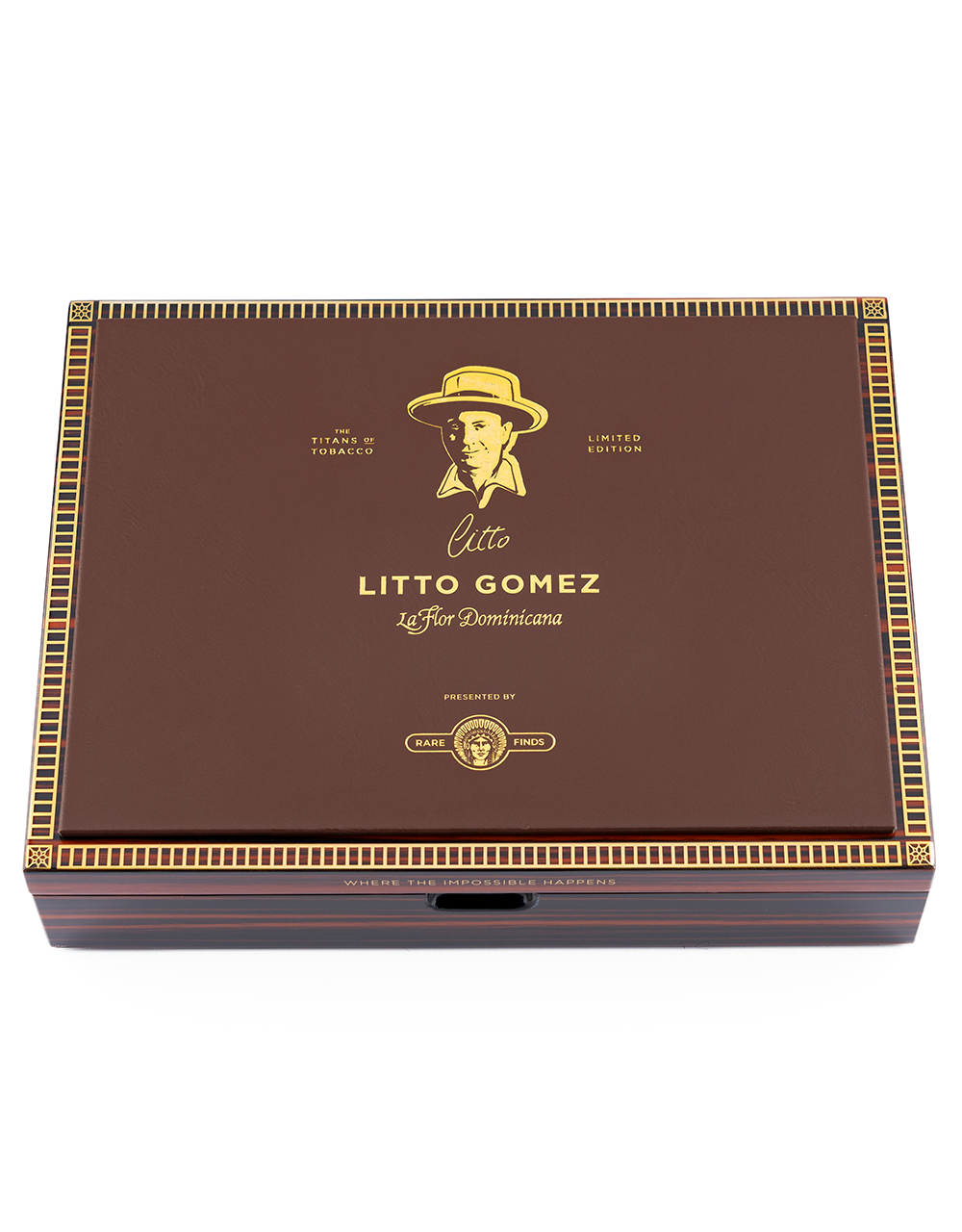 La Flor Dominicana Rare Finds — Titans of Tobacco Collection
 Box Top