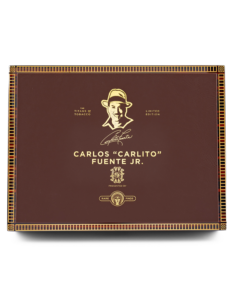 Fuente Opus X Rare Finds — Titans of Tobacco Collection Box Face