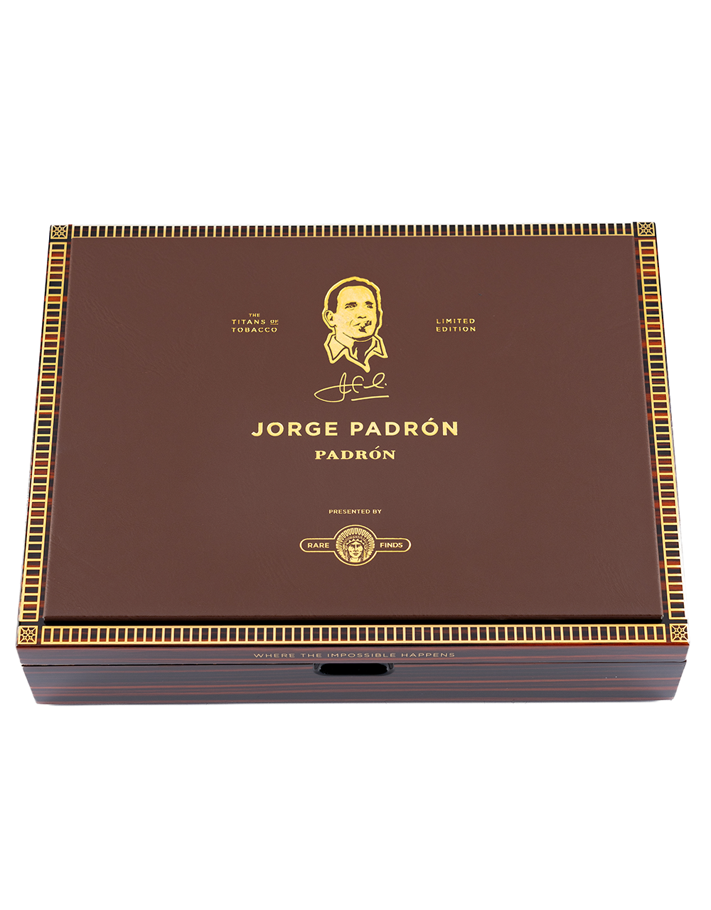 Padron Rare Finds — Titans of Tobacco Collection Box Top