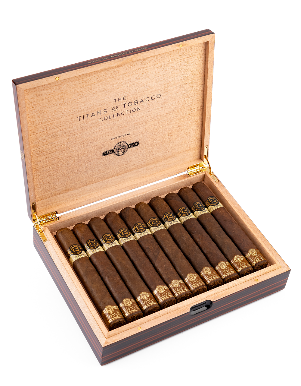 Padron Rare Finds — Titans of Tobacco Collection Box Angled Open