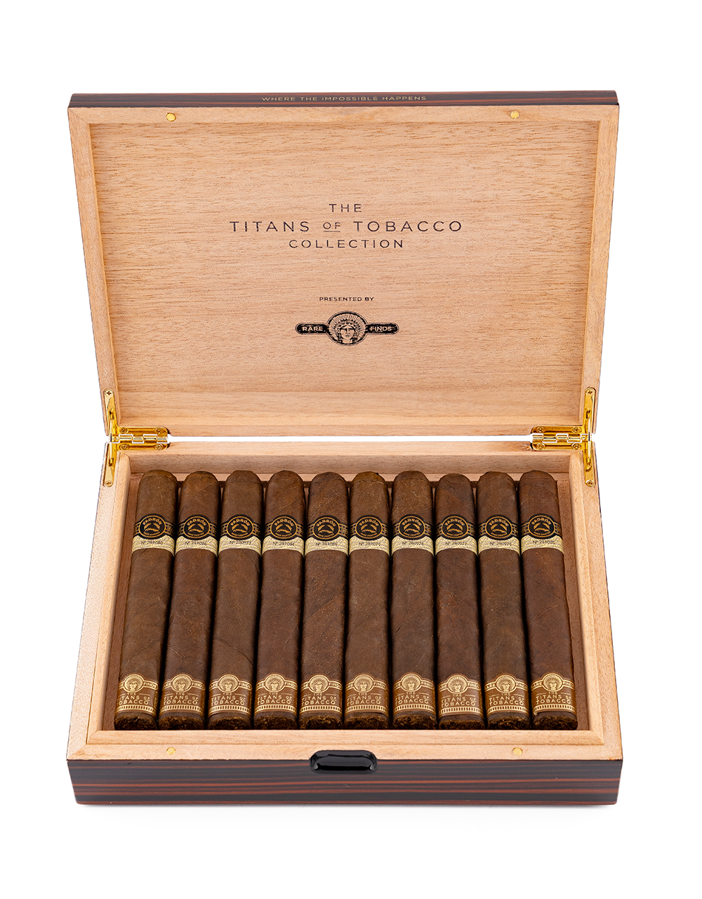 Padron Rare Finds — Titans of Tobacco Collection Box Open Face