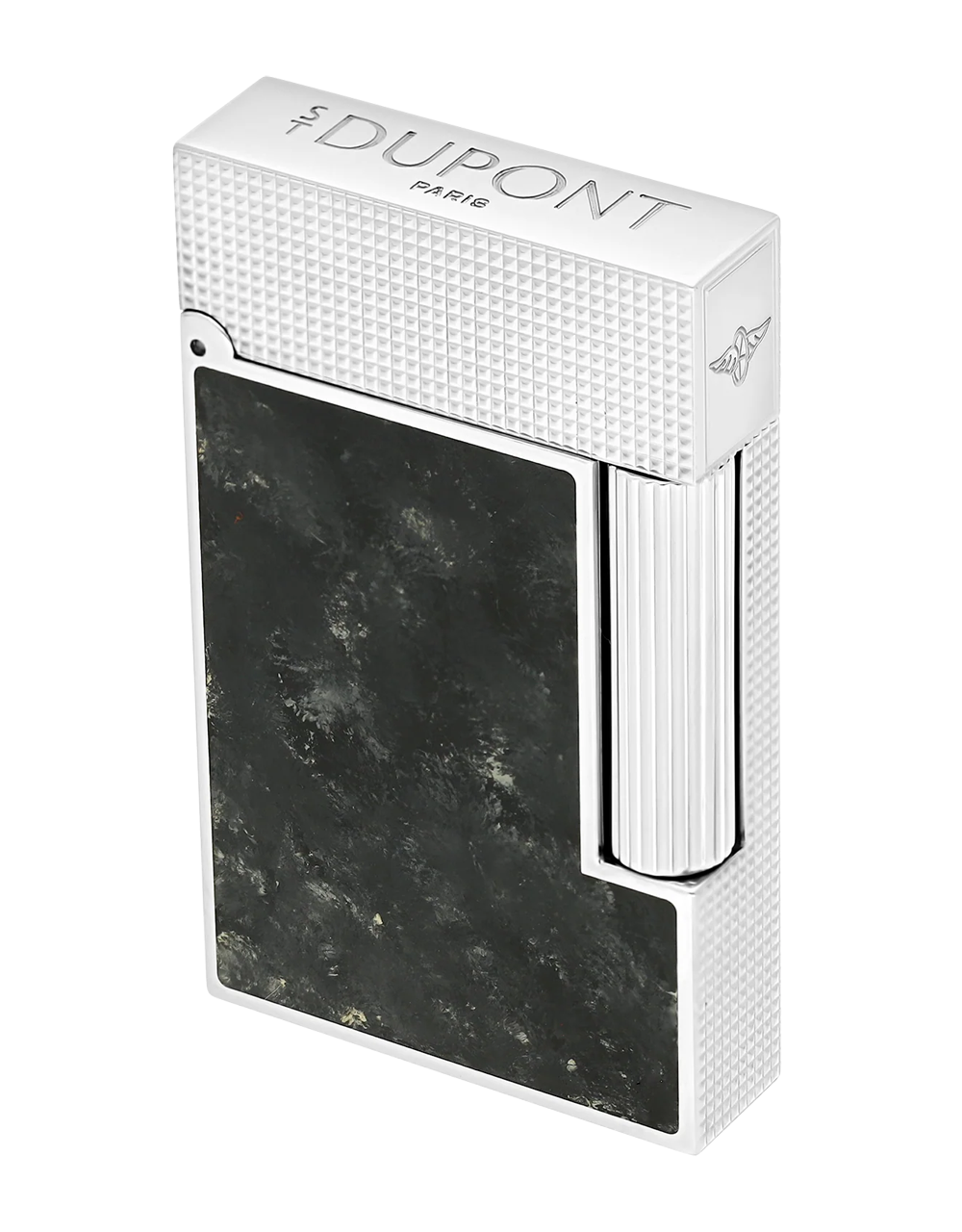 S.T. Dupont Popoté Line 2 "Perfect Ping" — Black/Palladium Face Angle