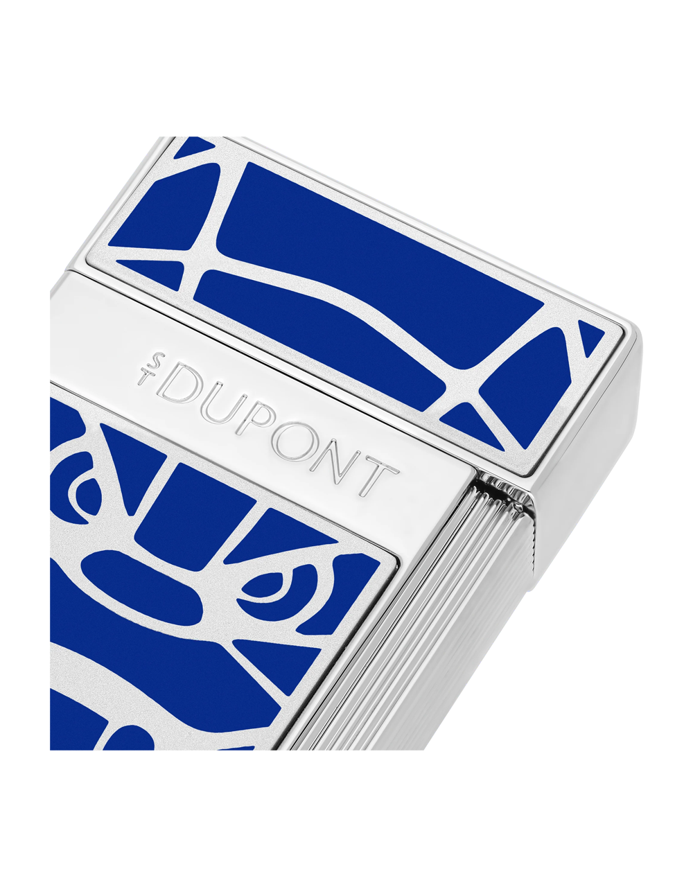S.T. Dupont x Orlinski Biggy Lighter — Blue Face Detail