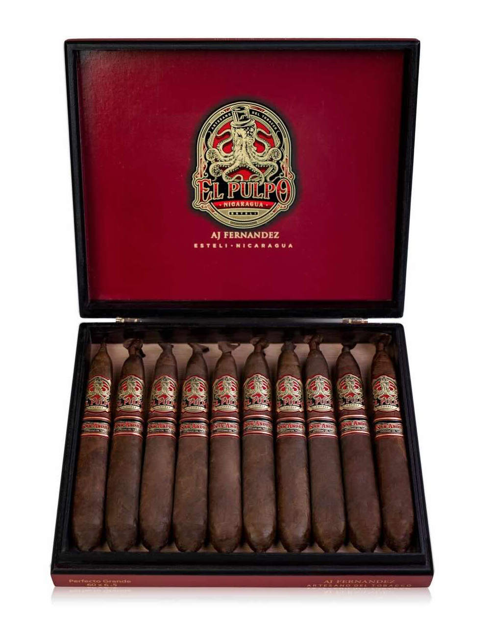 El Pulpo The Squid by Artesano Del Tobacco Box Open