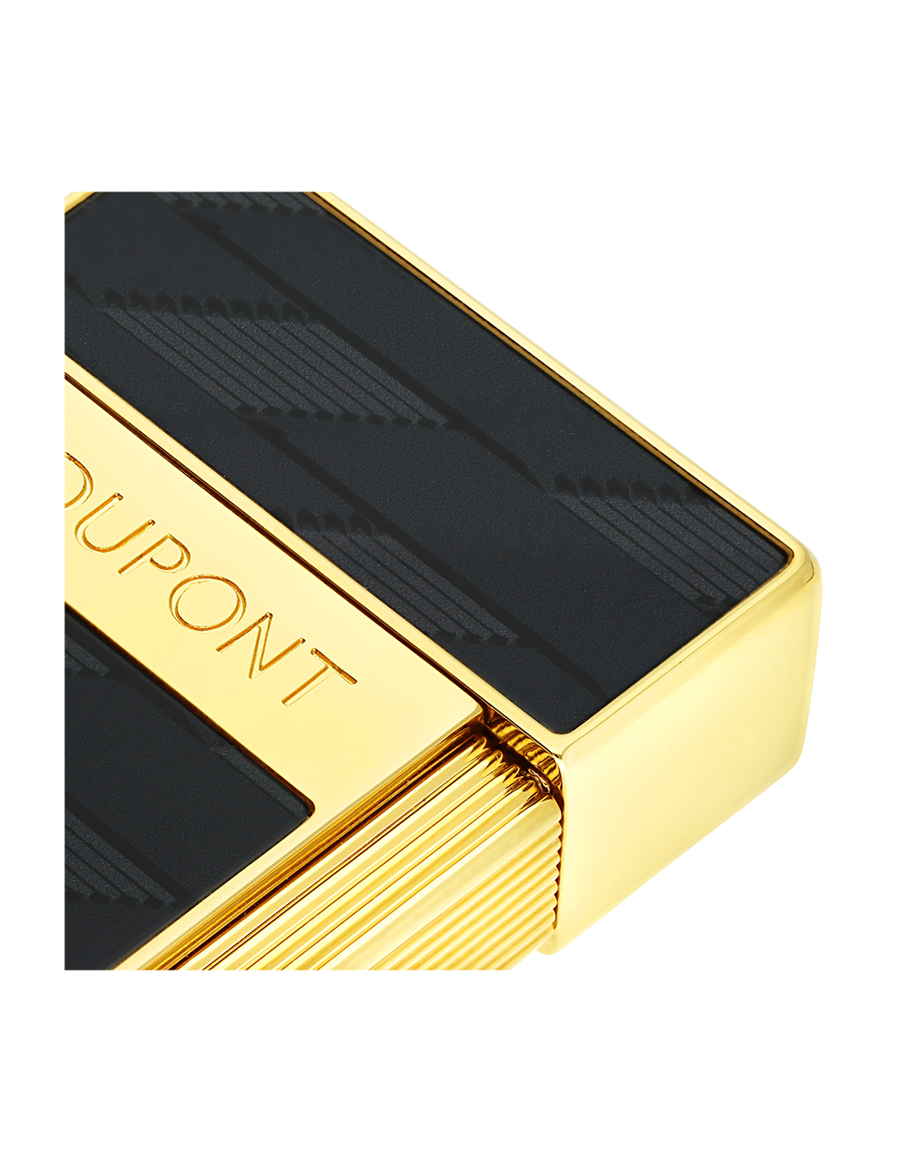 S.T. Dupont Biggy Lighter — Monogram 1872, Black Face Detail