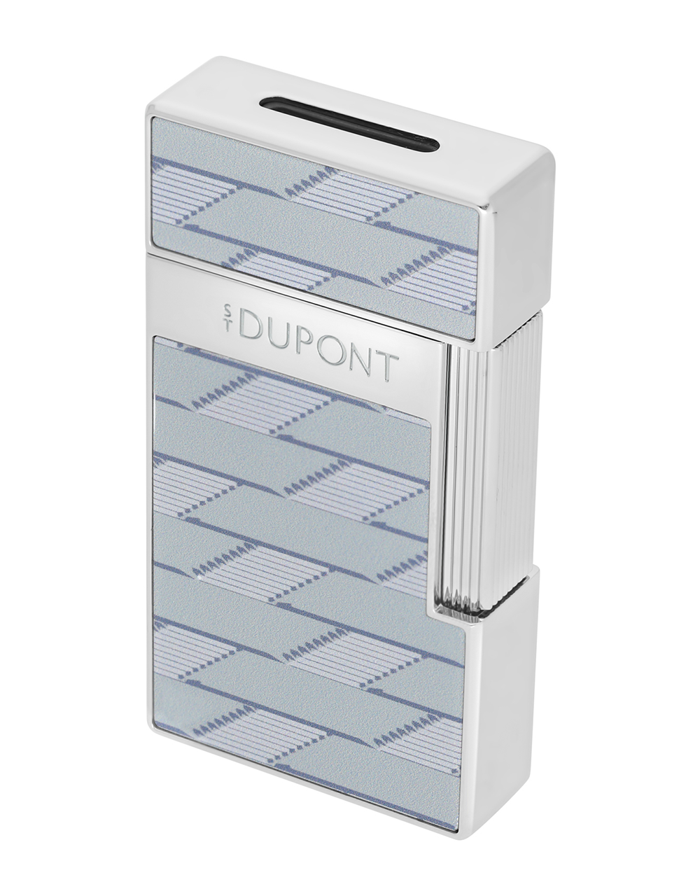 S.T. Dupont Biggy Lighter — Monogram 1872, Grey Dace Angle