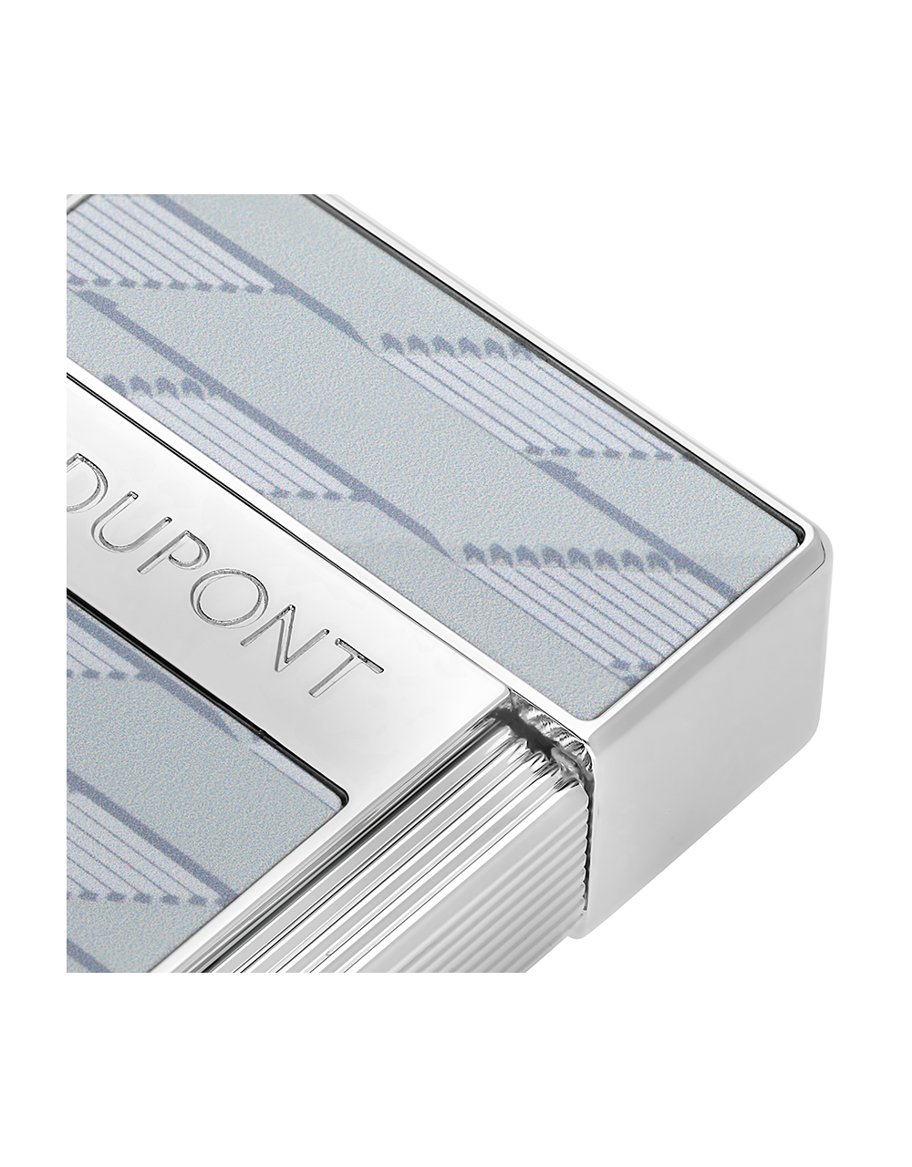 S.T. Dupont Biggy Lighter — Monogram 1872, Grey Face Detail