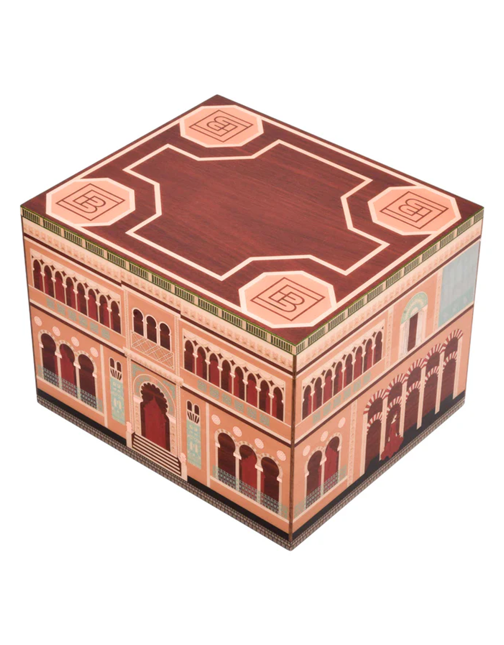 Elie Bleu Casa Cubana "Palacio Cienfuegos" Humidor Back Angle