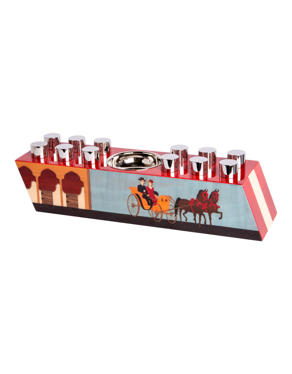 Elie Bleu Casa Cubana "Palacio Cienfuegos" Egoist Ashtray, Face