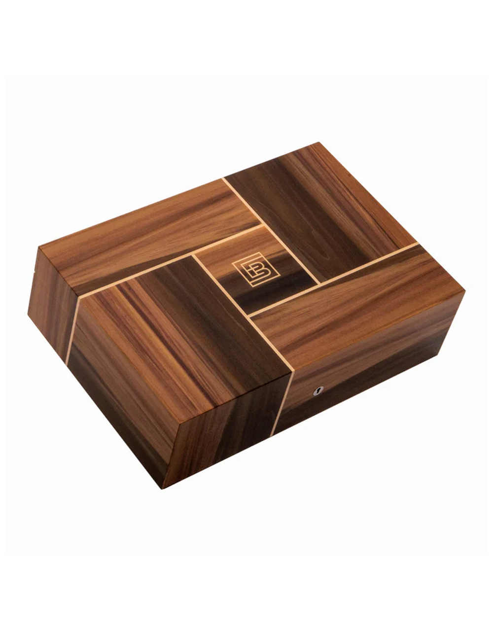 Elie Bleu Emblem Collection Humidor — Tulip Tree - 110 Cigars, Face