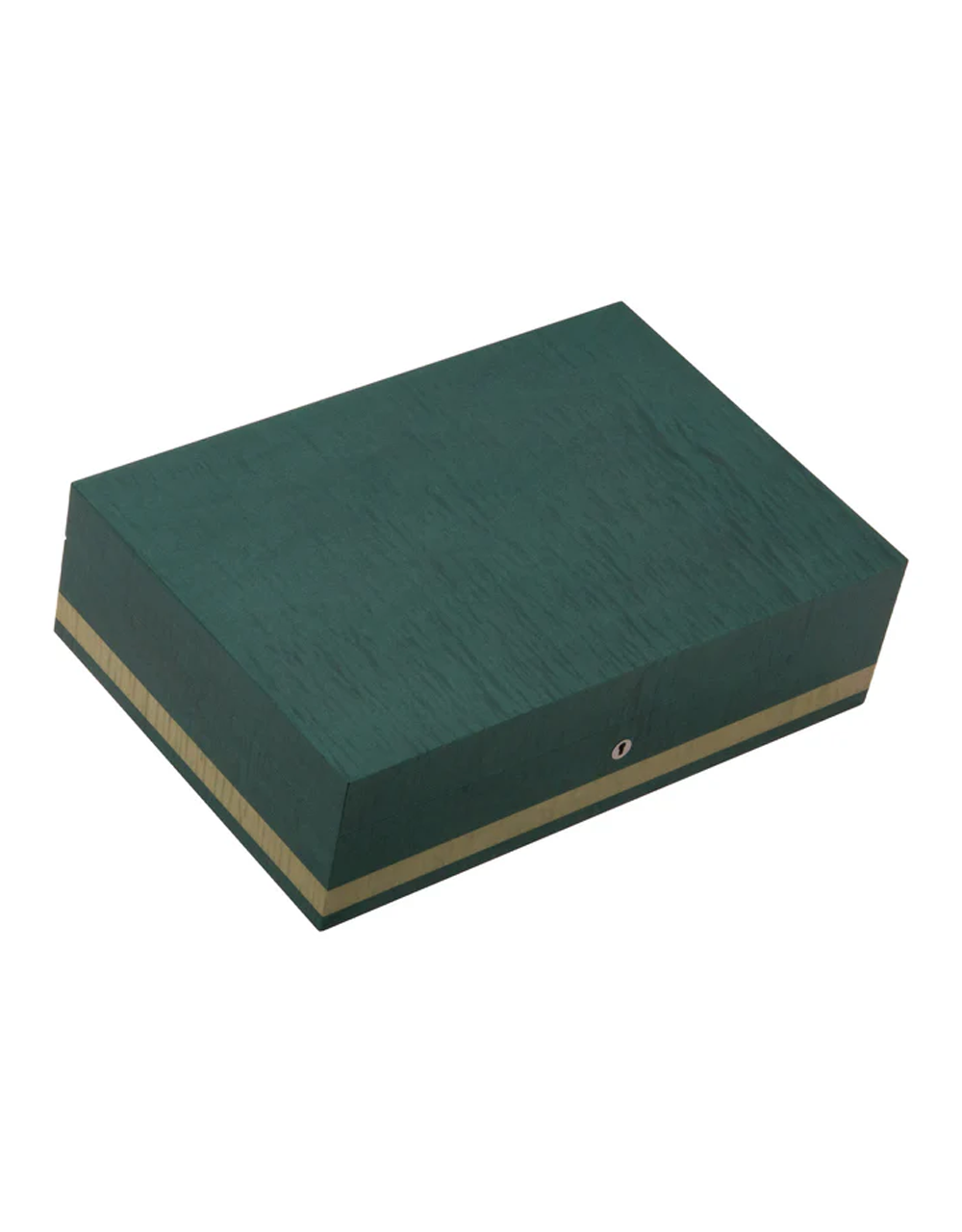 Elie Bleu New Fruit Collection Humidor — 110 Cigars, Green Sycamore Closed
