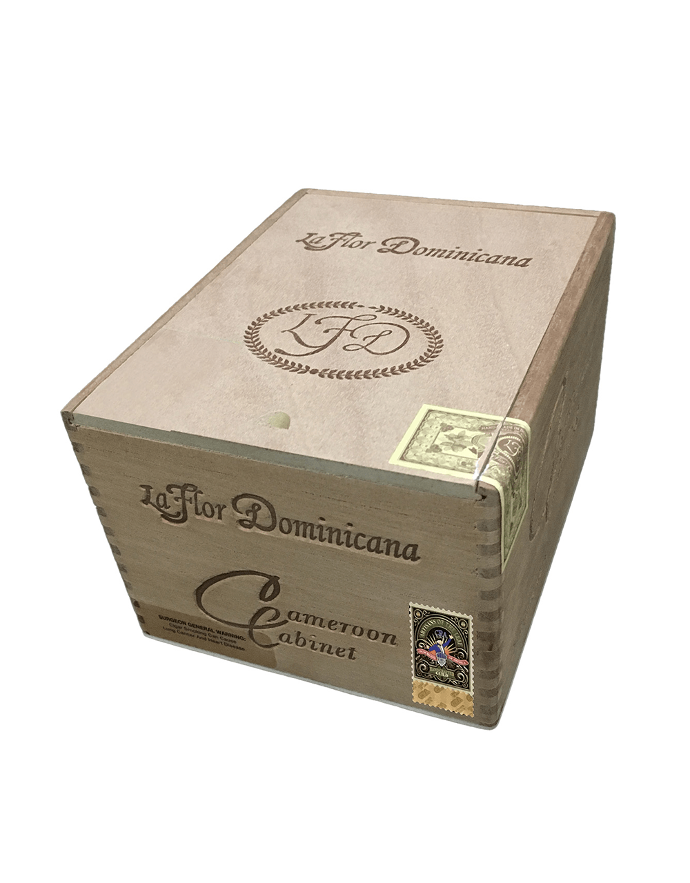 La Flor Dominicana LFD Cameroon Cabinet Number 5 Box Closed