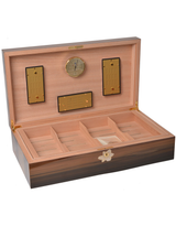 Elie Bleu Rabbit Limited Edition Wooden Humidor For 250 Cigars Sycamore Open