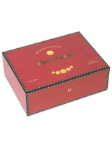 Elie Bleu Medals Wooden Humidor For 120 Cigars Red Sycamore