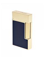 ST Dupont Line 2 Perfect Ping Micro in Blue Lacquer / Gold