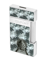 S.T. Dupont Game of Thrones Stark Slimmy in Chrome Side View
