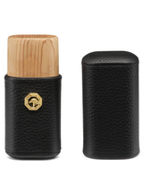 Stefano Ricci Calf Leather and Gold Cigar Case Open