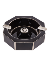 Stefano Ricci Octagonal Porcelain Ashtray Angled View