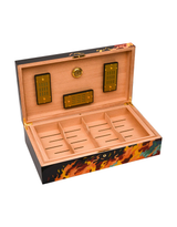 Elie Bleu Fire Horse Humidor — 250 Cigars Open Lid